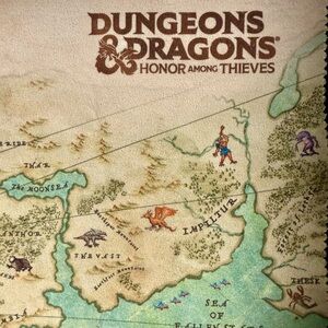 Dungeons & Dragons Movie Cloth Map